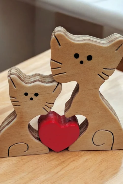 Gatos con corazón